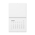 Minimal 2027 Wall Calendar | Vertical Monthly Planner, Spiral-Bound